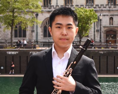 Kosuke Shirai with clarinet