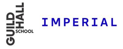 Guildhall and Imperial logos